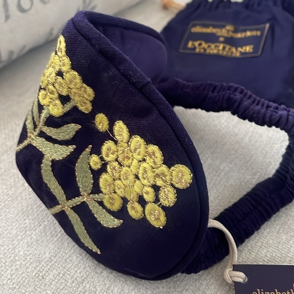 FREE L’Occitane * Elizabeth Scarlett London Collab Velvet Eye Mask w/Lavender - Picture 1 of 8